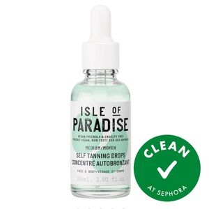 ISLE OF PARADISE Self Tanning Drops shade medium